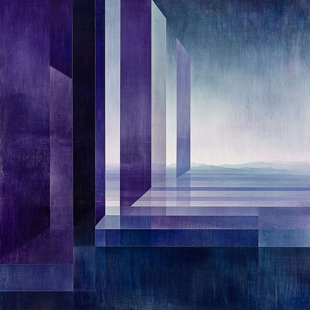 Mark Rothko Inspired Celestial Harmony paint by number