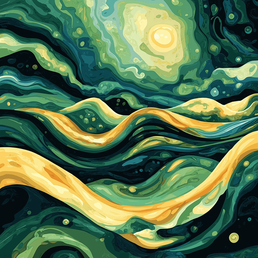 Max Ernst Inspired Whispers Of The Void Number Painting