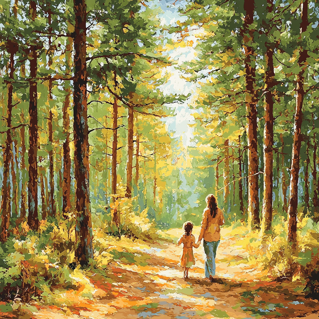 Whispers Of The Pines Paint By Numbers Art