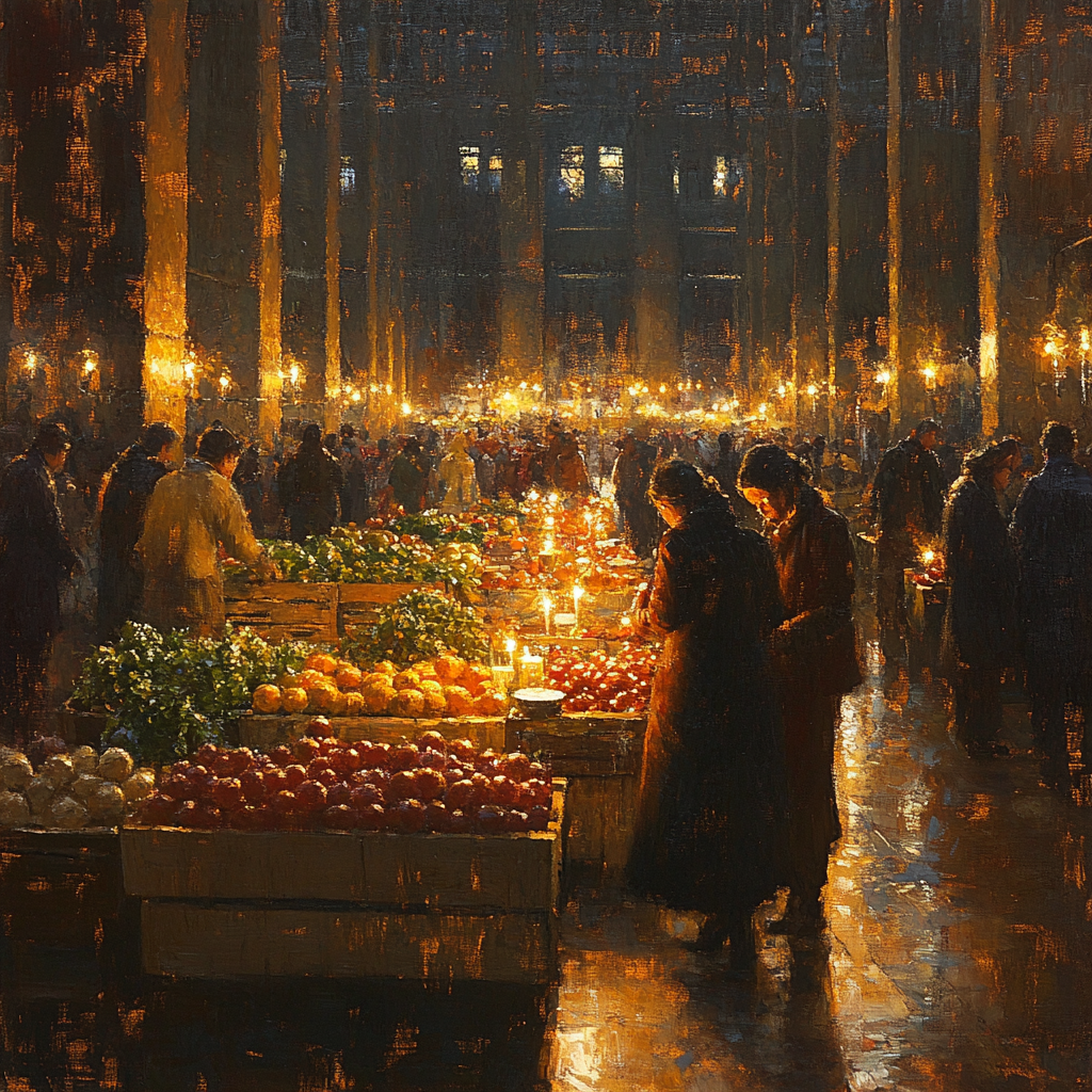 Rembrandt Inspired Night Watch Market Paint by numbers art