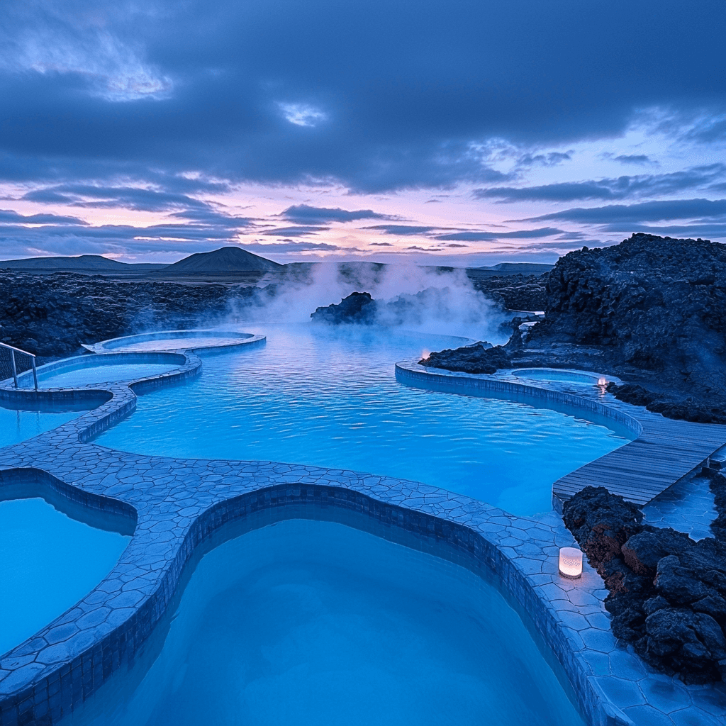 Myvatn Nature Baths - North Iceland Paint By Numbers Kits