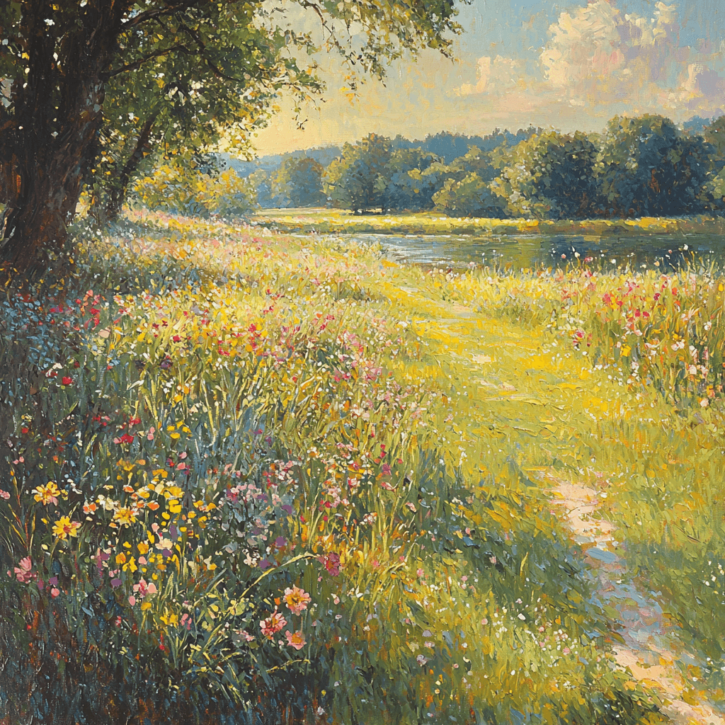 Thomas Gainsborough Inspired Midday Meadow Paint By Numbers Art
