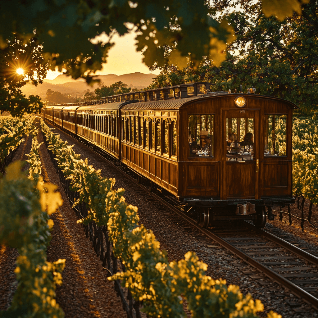 Napa Valley Wine Train - USA Paint By Numbers