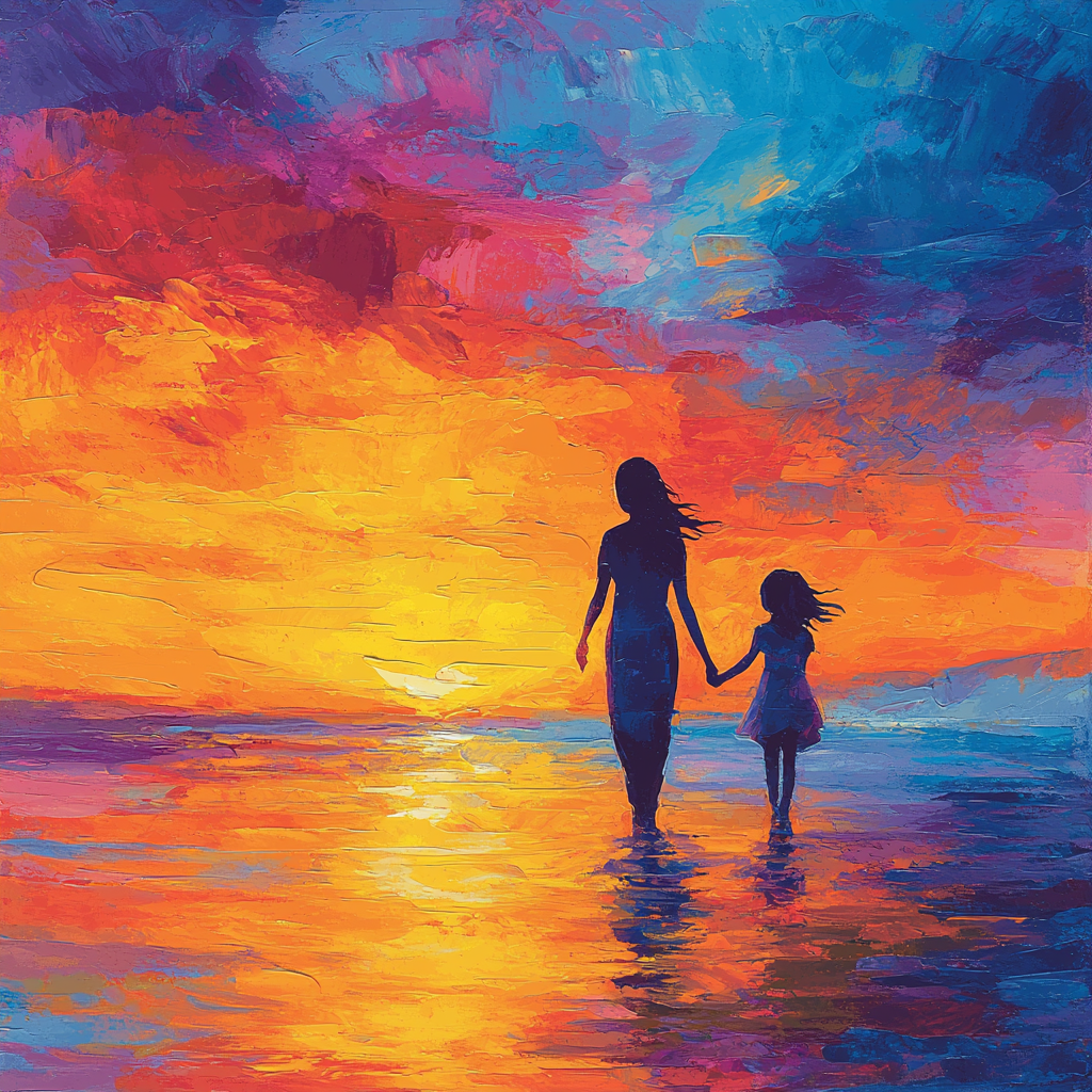 Sunset Stroll Together Paint By Numbers Kits