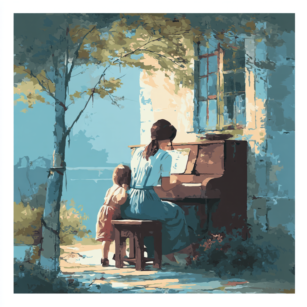 Mother's Love Symphony Painting Number Kit