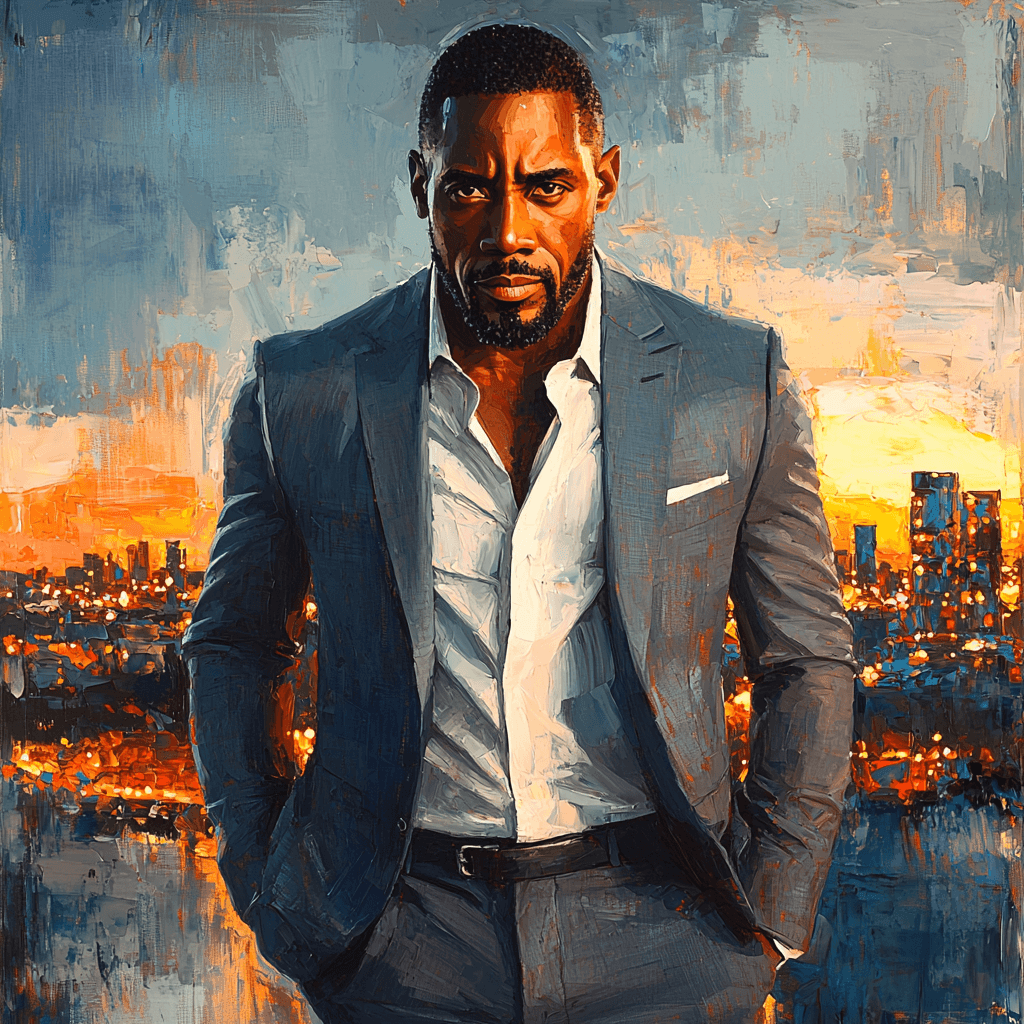 Idris Elba: Captivating Charisma On A Global Scale Paint By Numbers
