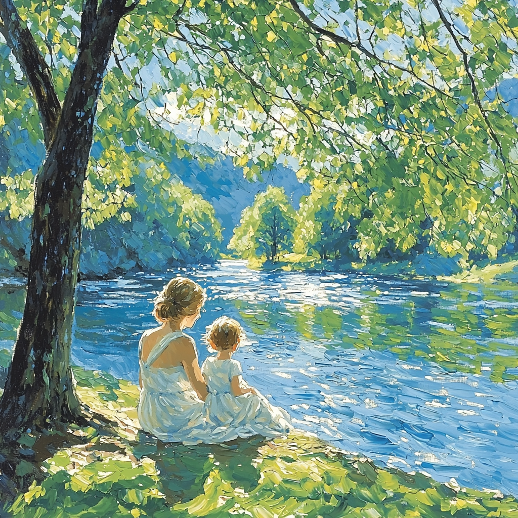Riverbank Reverie DIY Paint By Numbers