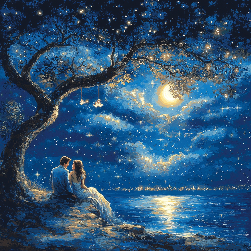 Dreamy Stargazers Paint By Number