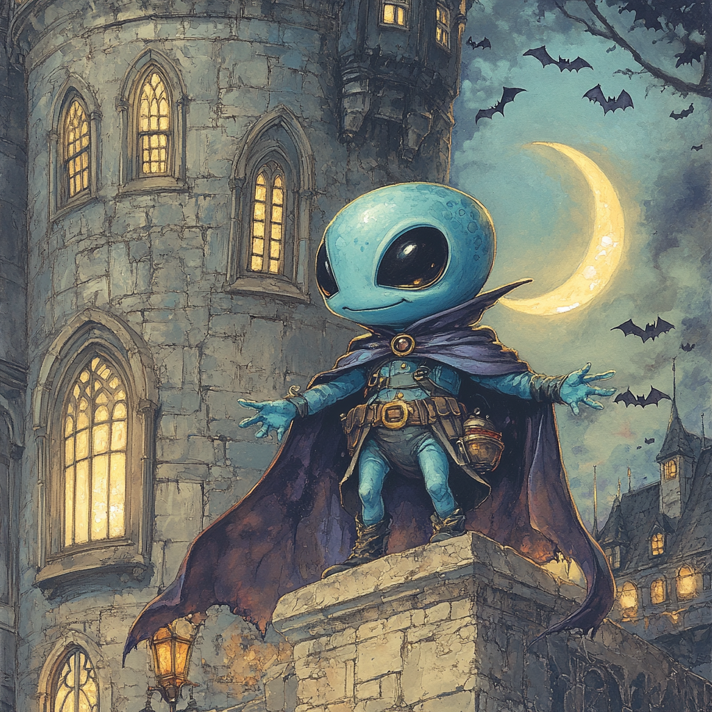 Haunted Castle Stitch DIY paint by numbers