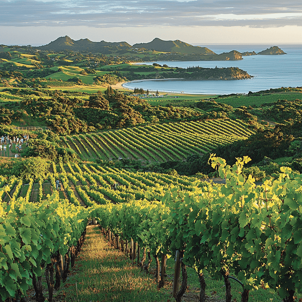 Auckland's Waiheke Island Paint By Number