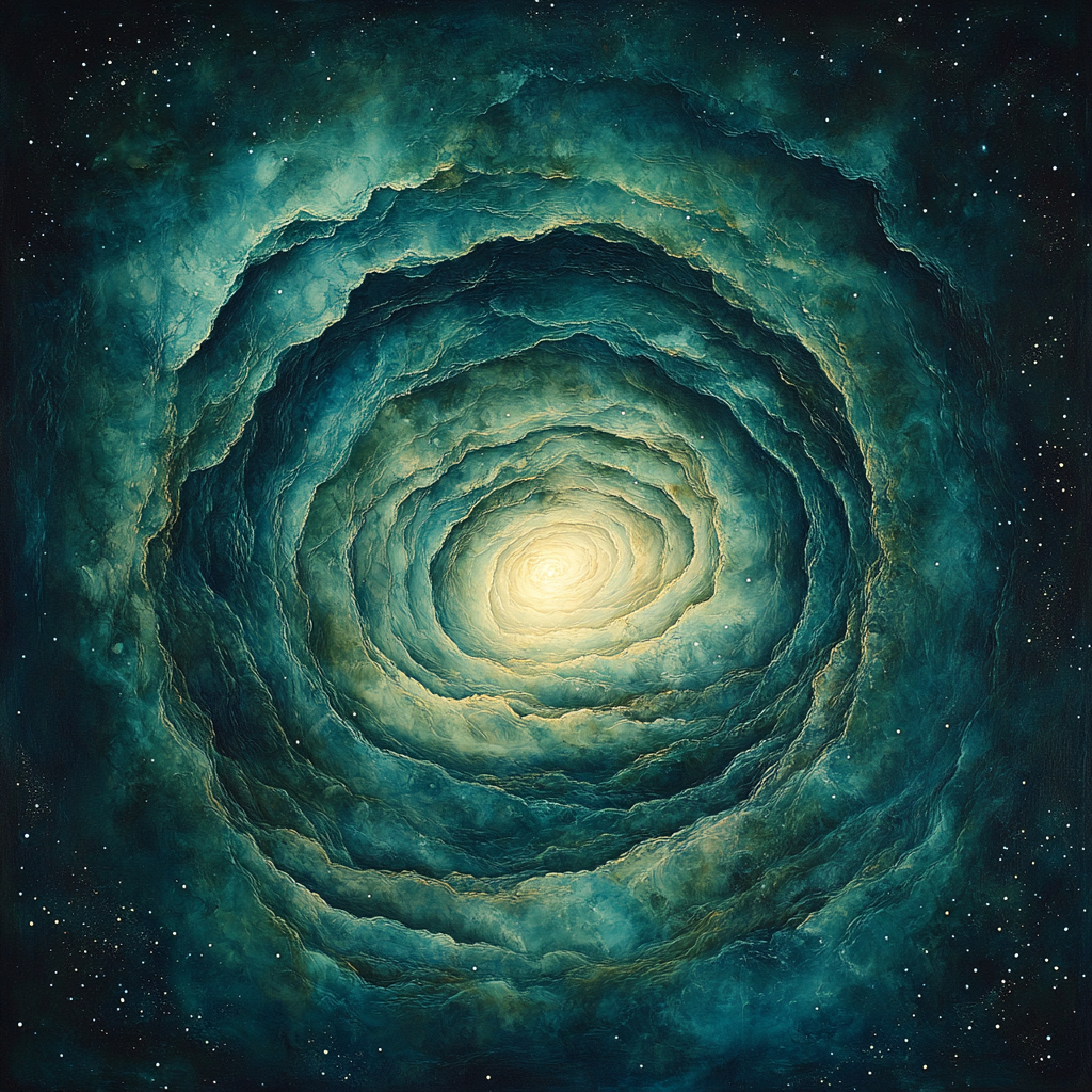 Michelangelo Inspired Nebular Forge Numbered painting kits