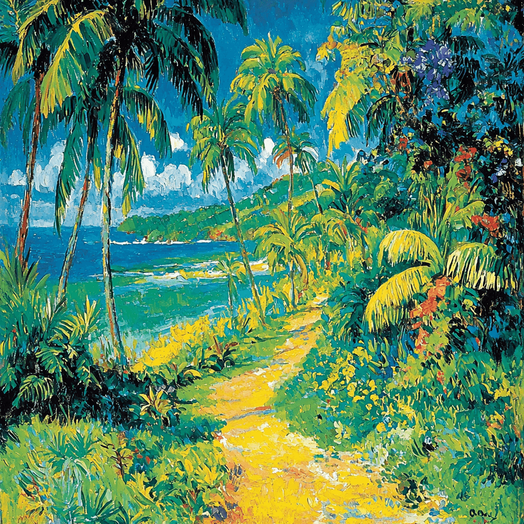 Paul Gauguin Inspired Gauguin's Exotic Oasis Paint By Numbers Kits