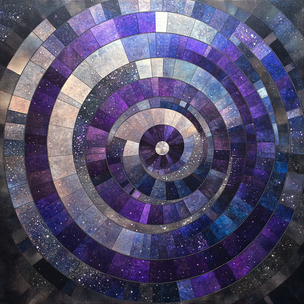 Georges Seurat Inspired Cosmic Geometry Paint by numbers art