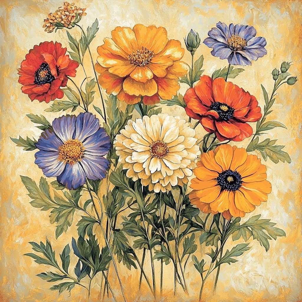 Leonardo Da Vinci Inspired Lush Gardens Painting By Numbers Kit