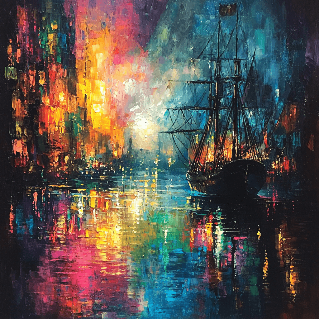 Joseph Mallord William Turner Inspired Prismatic Waters Paint By Color