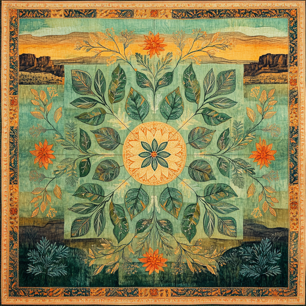 Frida Kahlo Inspired Verdant Memory Map Paint by numbers art