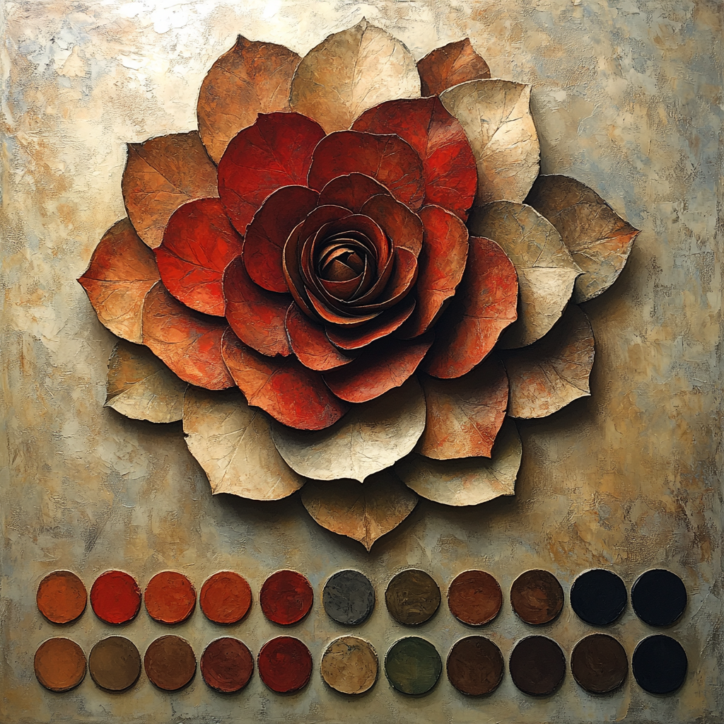 Michelangelo Inspired Celestial Blossom painting number kit