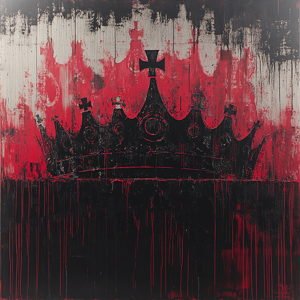 Jean-Michel Basquiat Inspired Echoes Of Power painting number kit