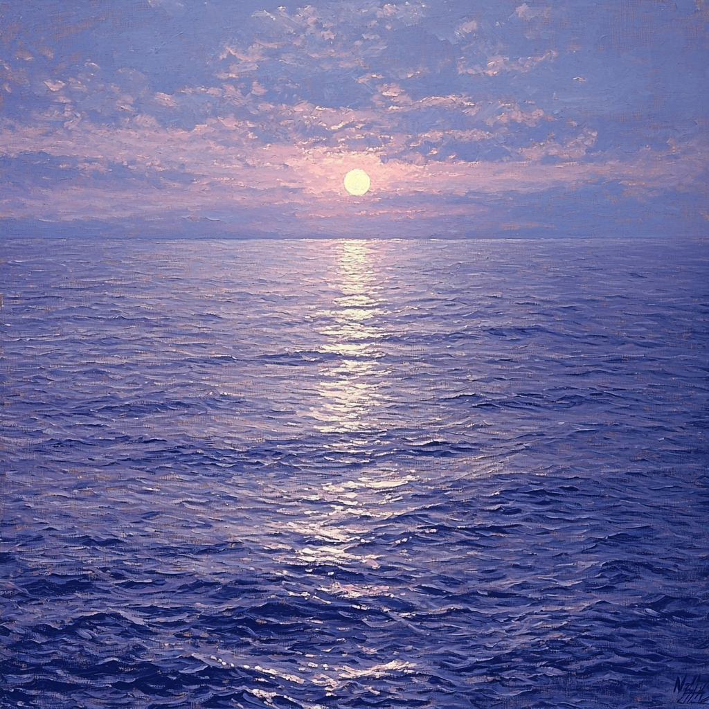 Nandalal Bose Inspired Serenity Of The Evening Lake Paint By Numbers Kits