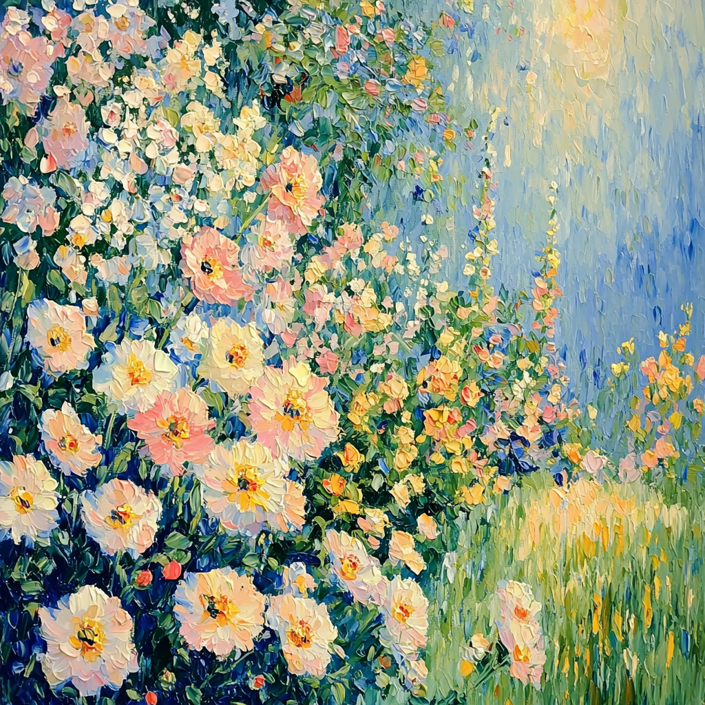Berthe Morisot Inspired Floral Morning Radiance DIY Paint By Numbers