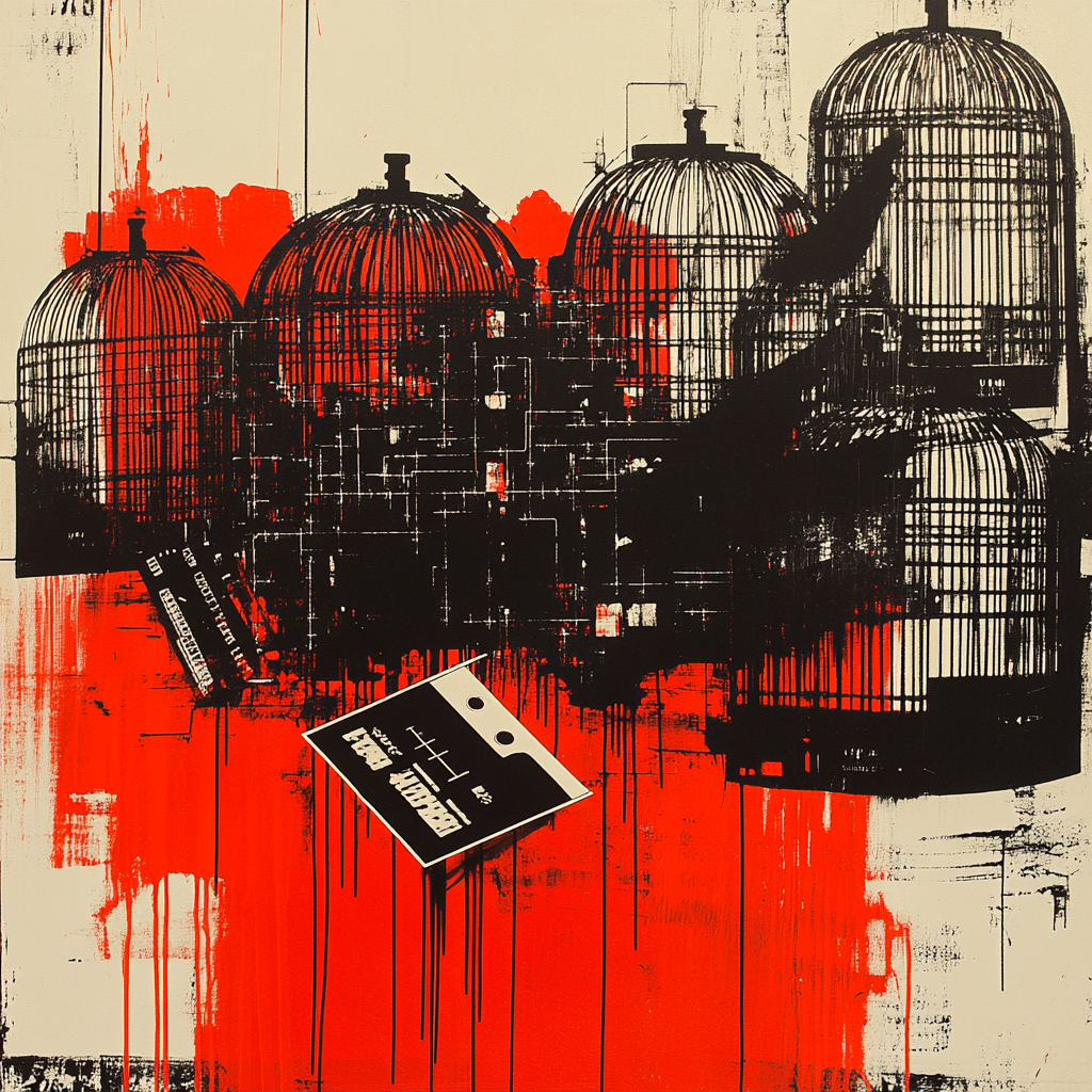 Banksy Inspired Anti Consumerism Circuit DIY paint by numbers