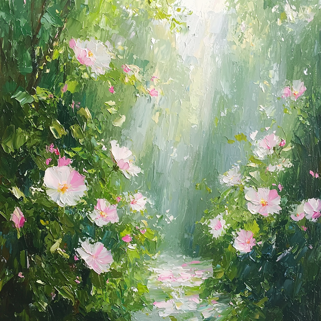 Morning Blossoms Paint By Color