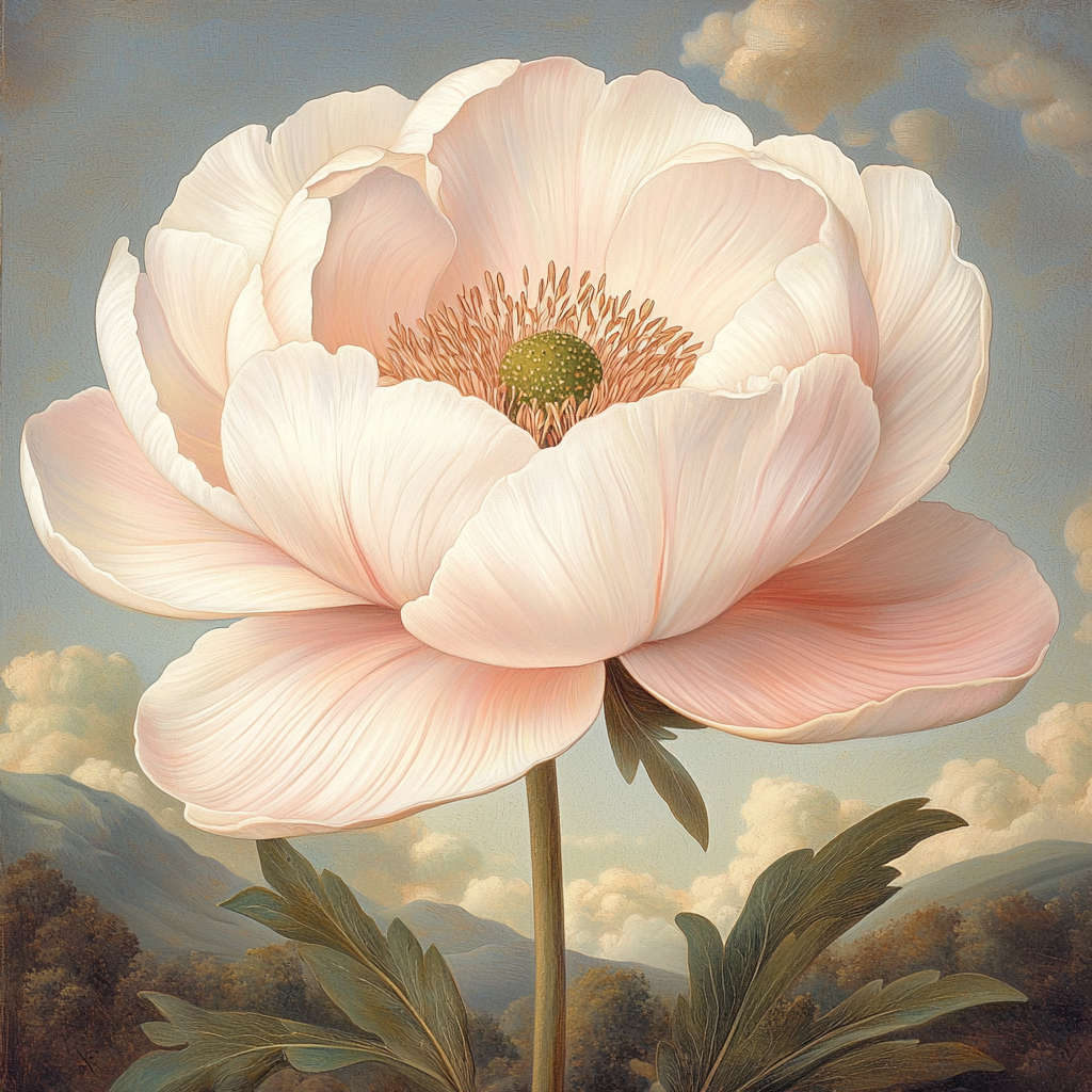 Maria Sibylla Merian Inspired Floral Reverence Paint By Numbers Art