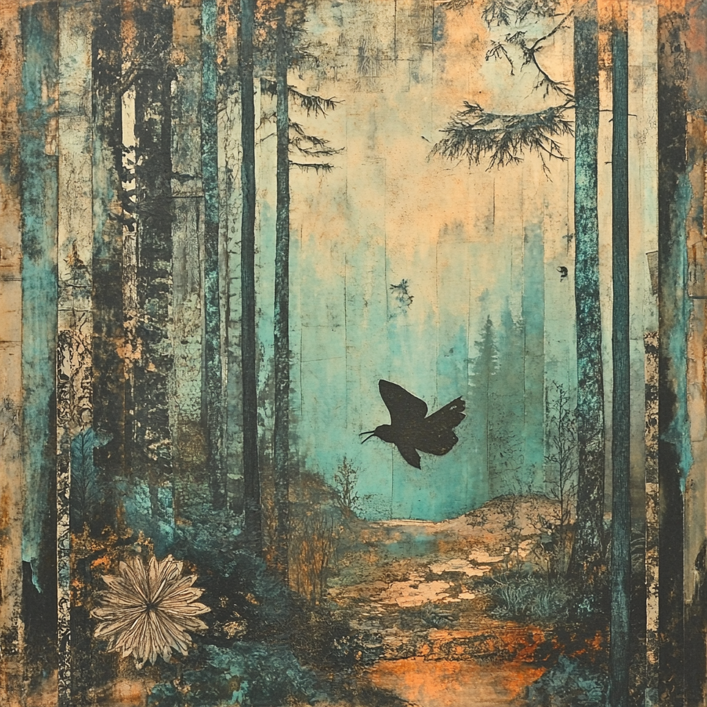 Max Ernst Inspired Dream Forest Paint by numbers kits