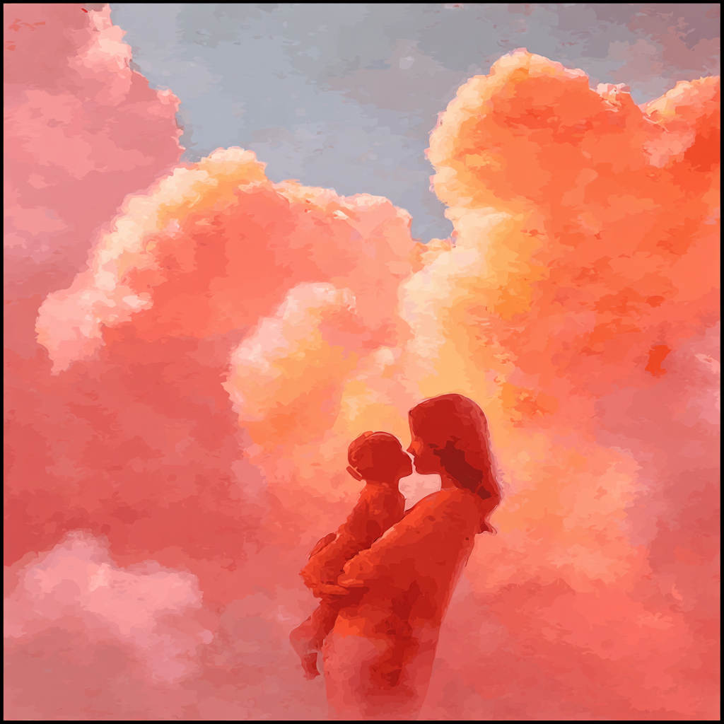 Mom's Heart Number Painting