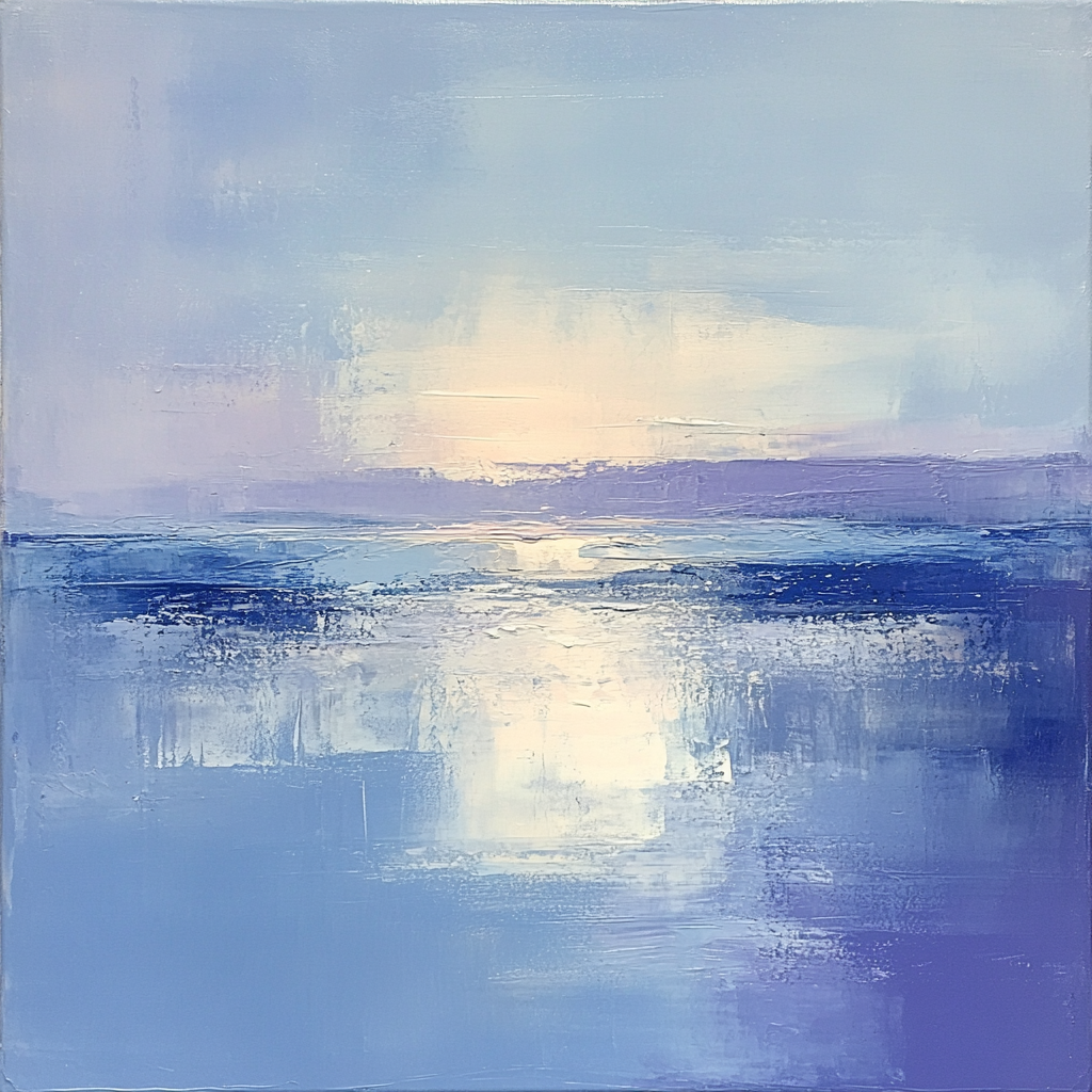 Mark Rothko Inspired Winter Silence paint by numbers