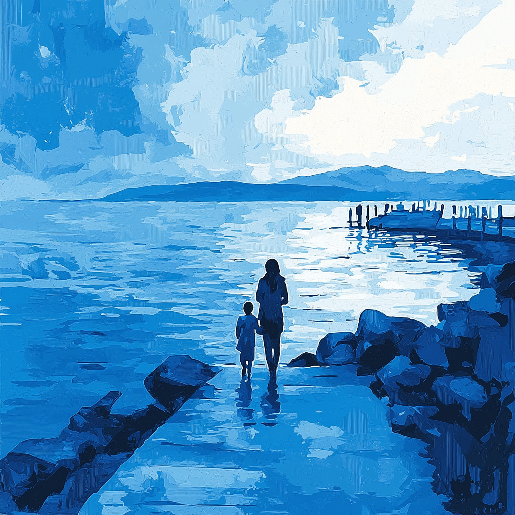 Mother's Day Harbor Paint By Numbers