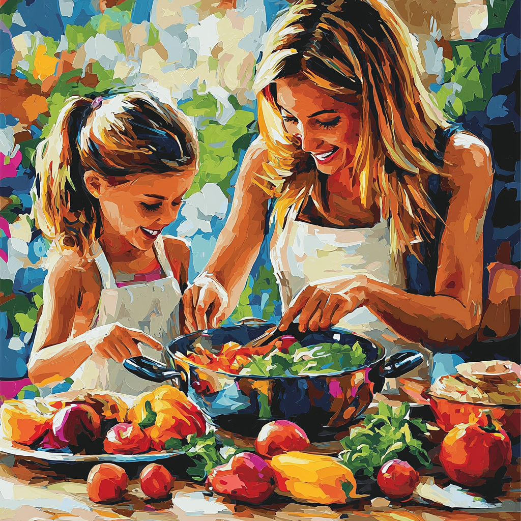 Mommy’s Little Helper Paint By Color