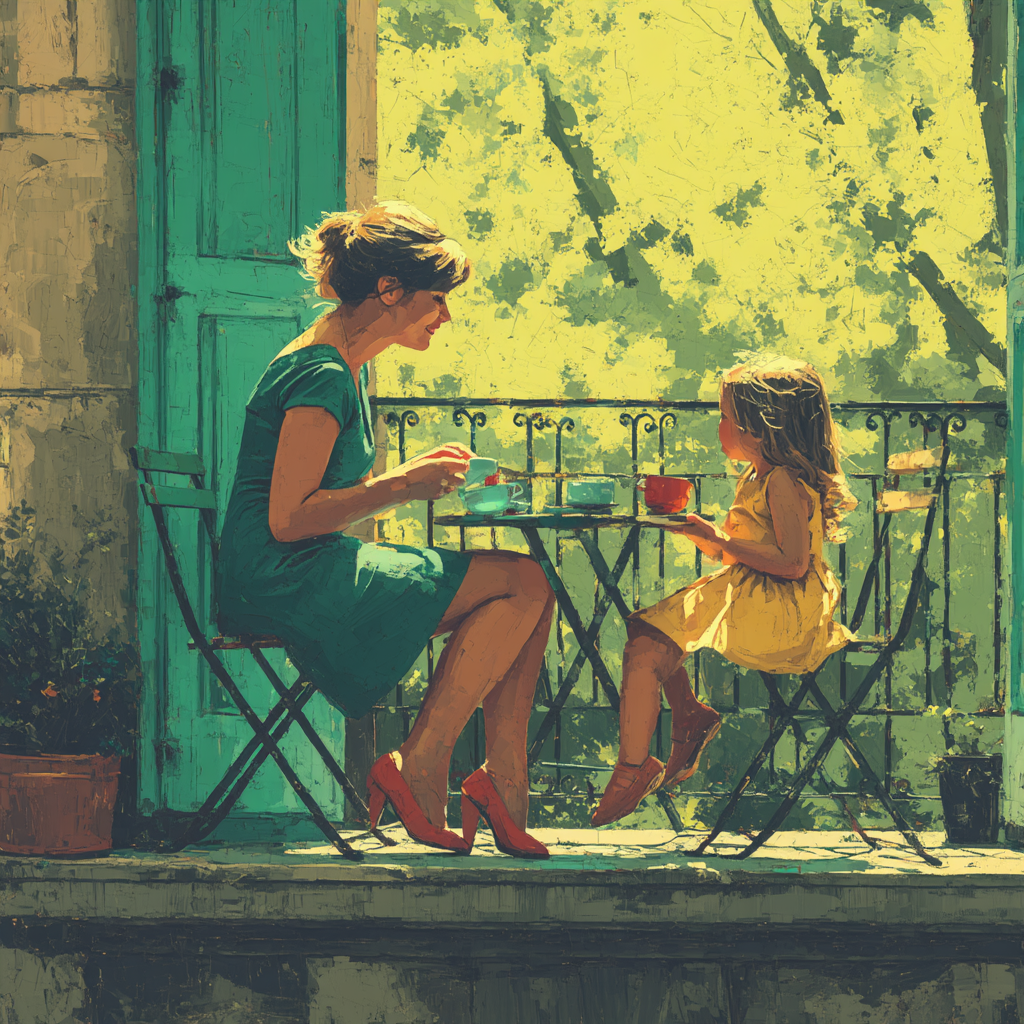 Morning Tea And Togetherness Paint By Color