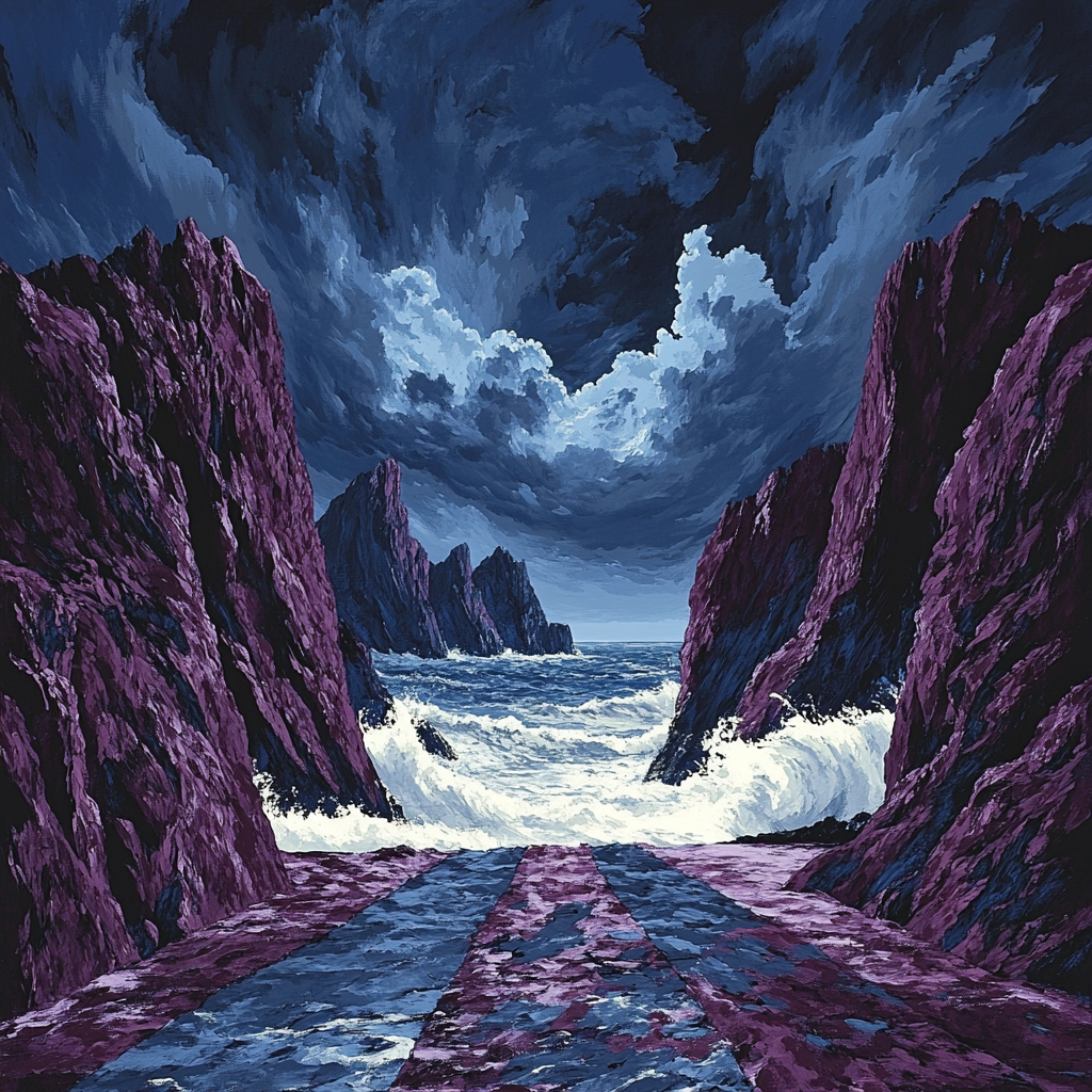 Arthur Lismer Inspired Storm Over McGregor Channels Paint by numbers art