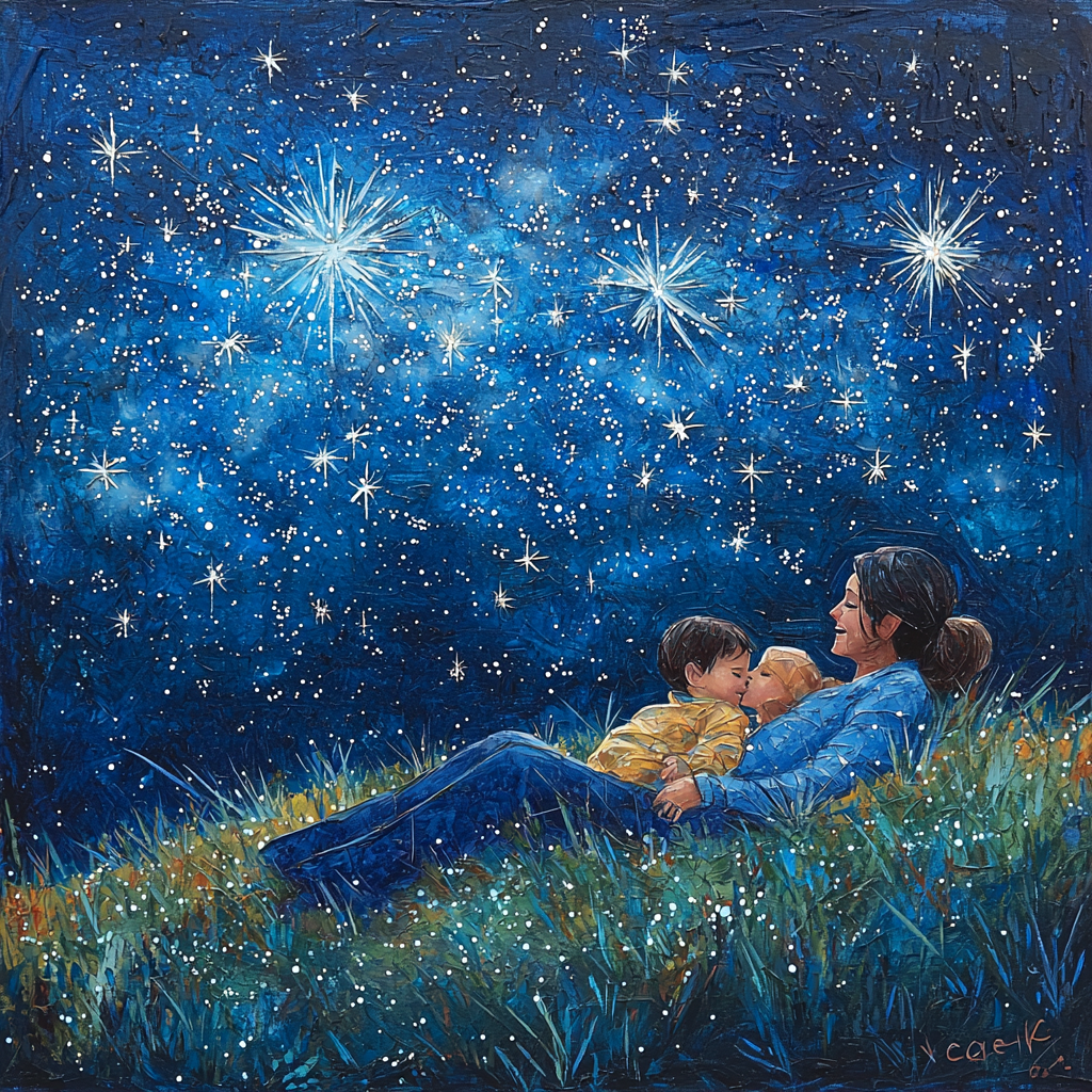 Stars And Dreams Number Painting