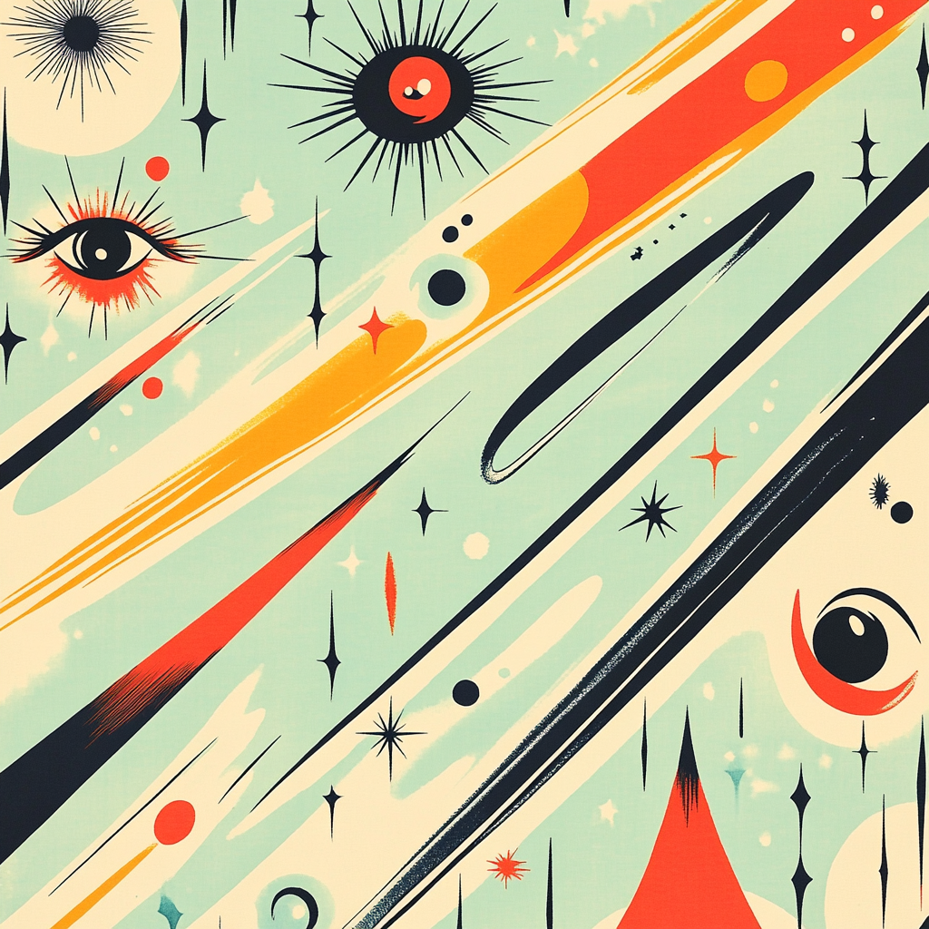 Joan Miró Inspired Morning Meteor Paint by numbers kits