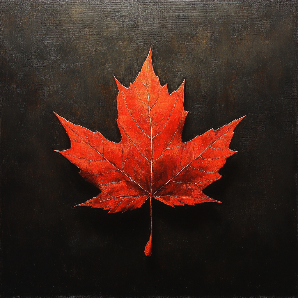 Caravaggio Inspired Autumn Maple Shadow painting number kit