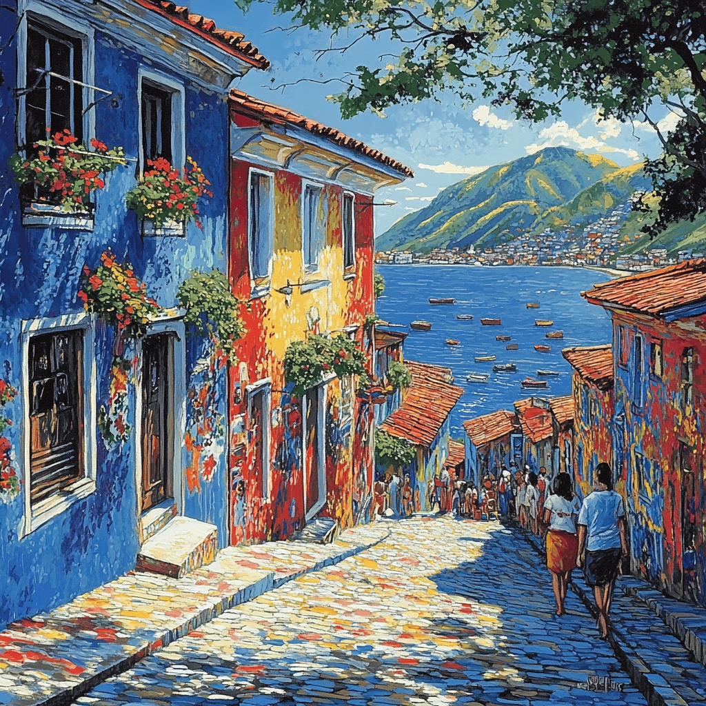 Street Art Alleys Of Valparaíso Chile paint by numbers