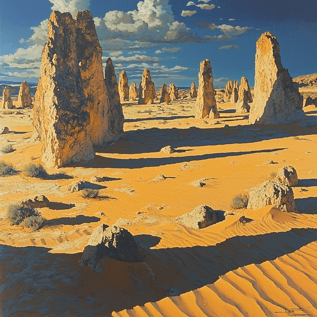 Pinnacles Desert - Australia Paint By Numbers Kits