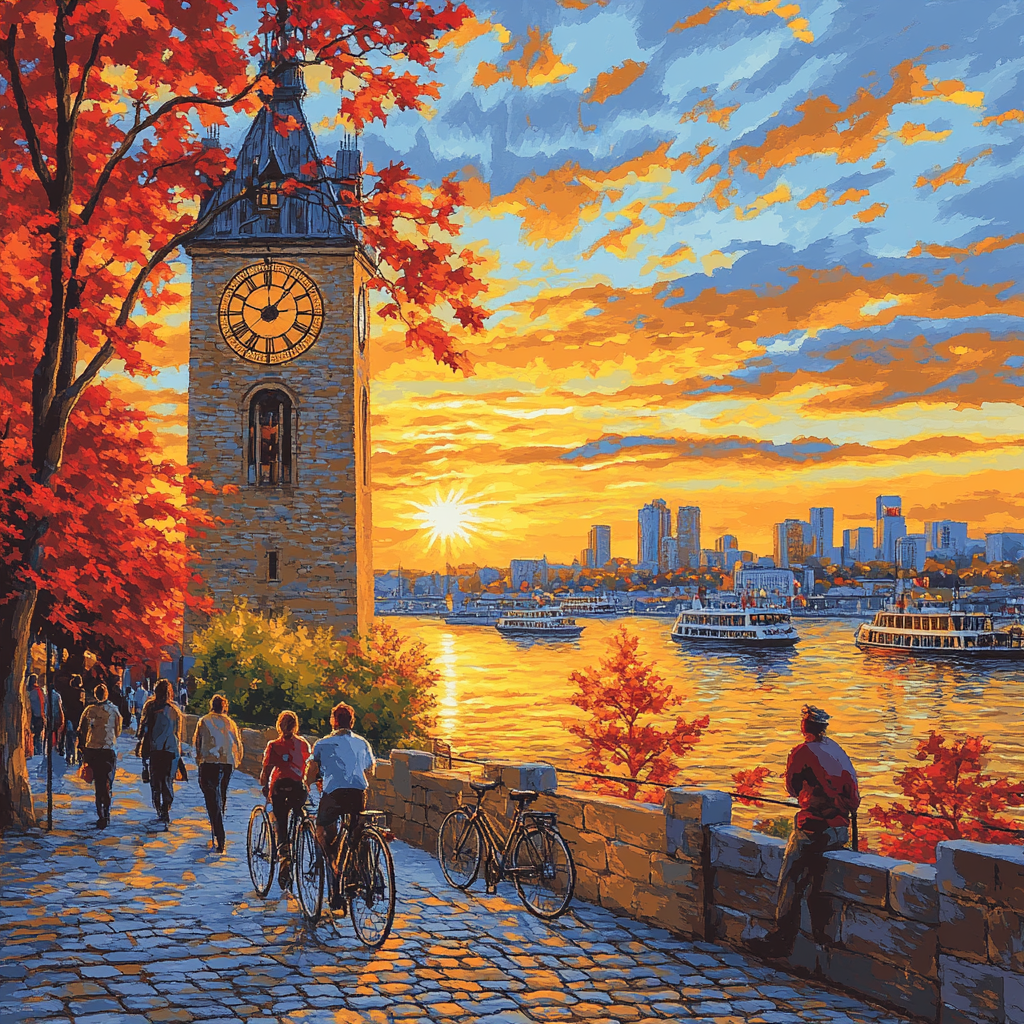 Old Port Clock Tower Montreal Canada DIY paint by numbers