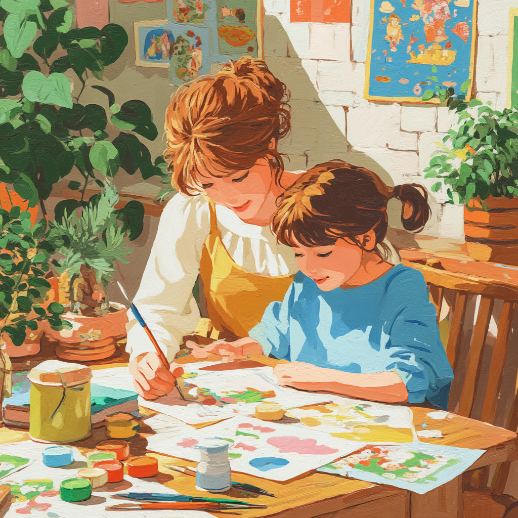 Mother's Day Card Crafting Painting By Numbers Kit