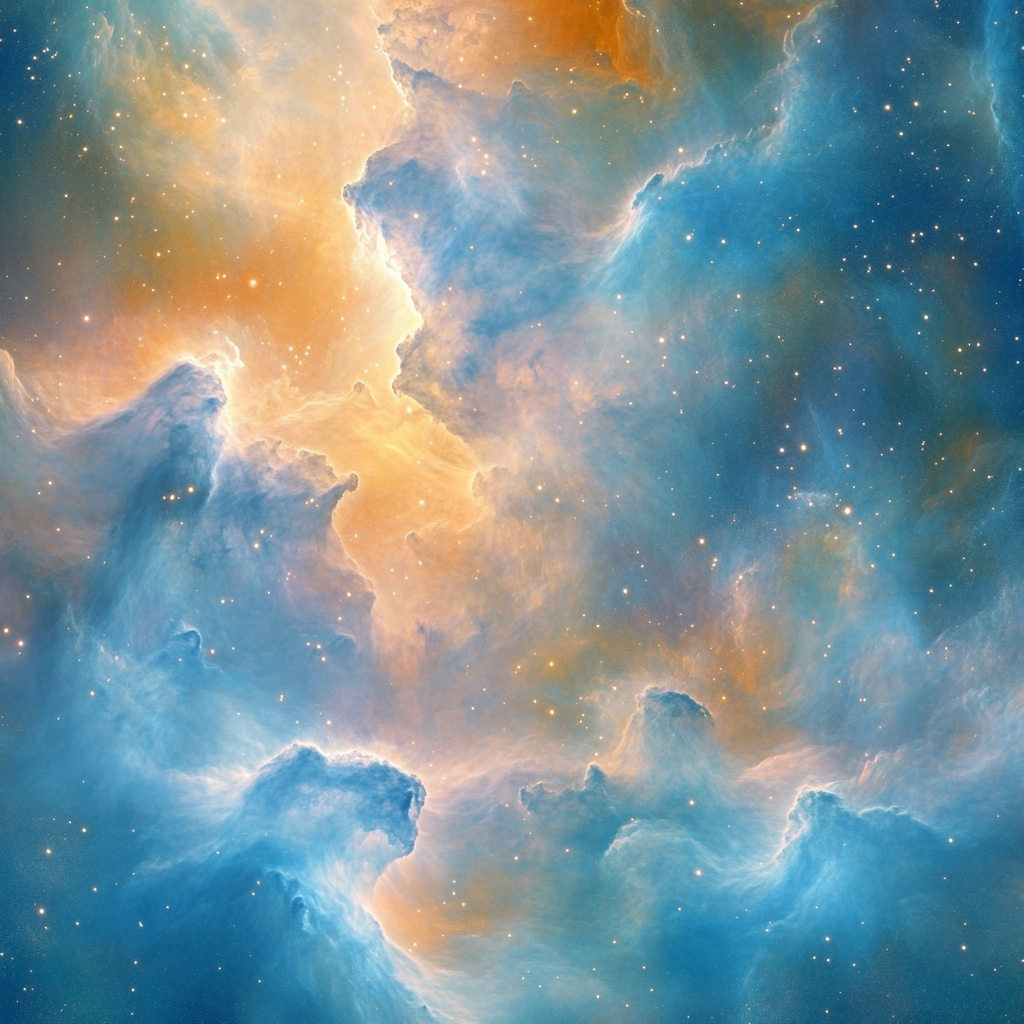 Edgar Degas Inspired Celestial Dance Of Nebulae DIY paint by numbers