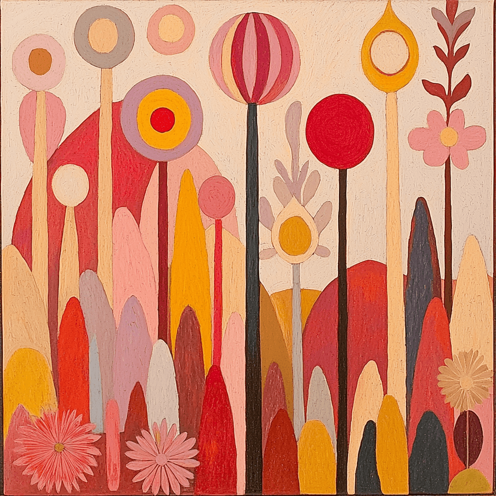 Paul Klee Inspired Imaginary Garden Painting By Numbers Kit