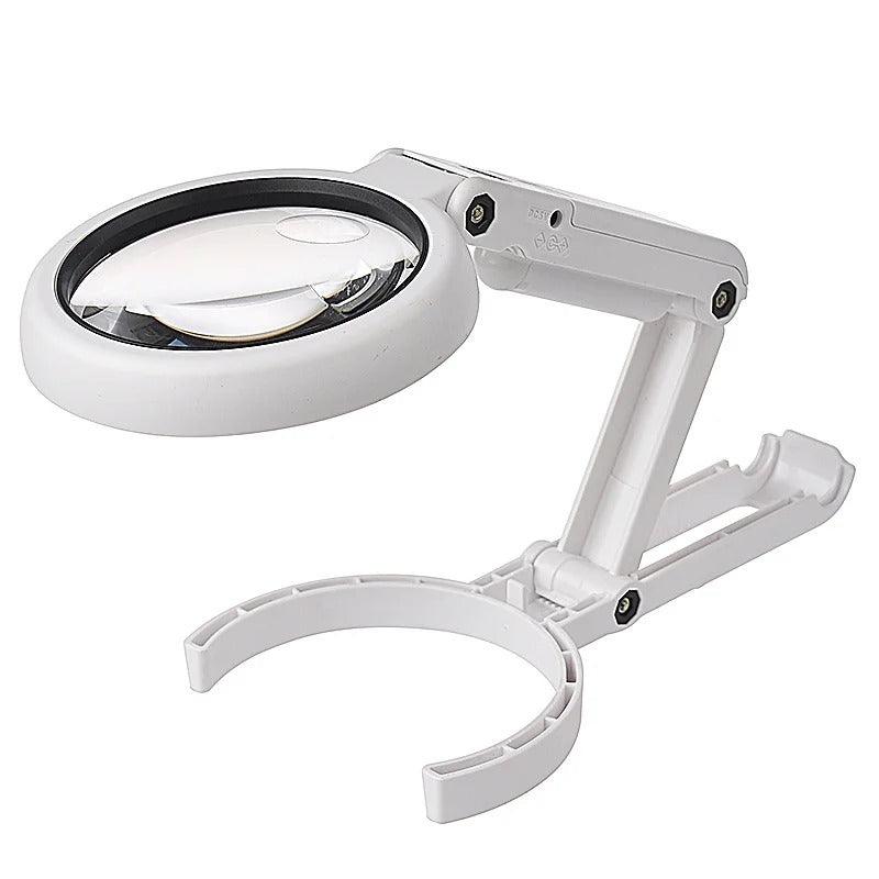 LED Folding Magnifier For Reading And Crafting