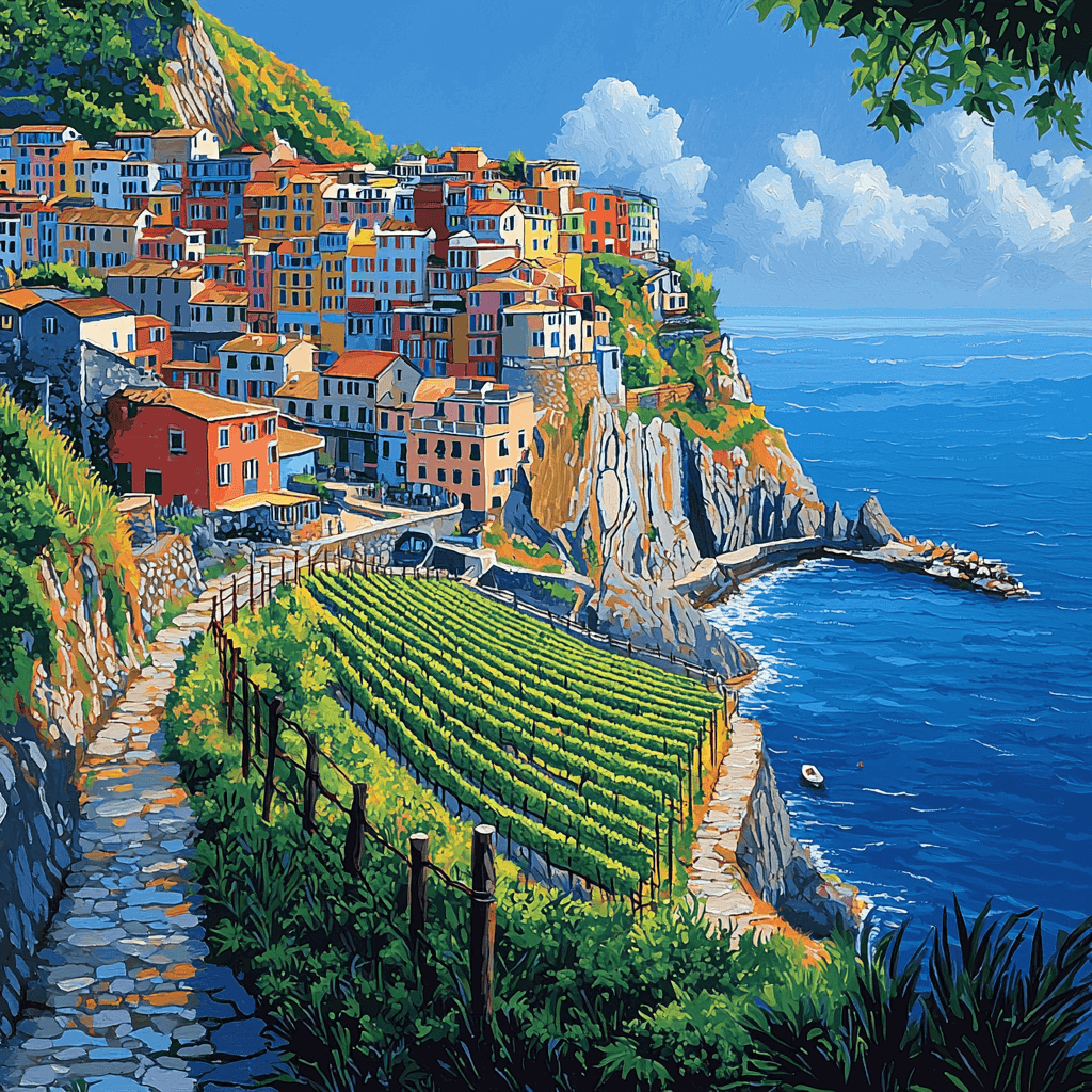 Cinque Terre - Italy Paint By Numbers Kits