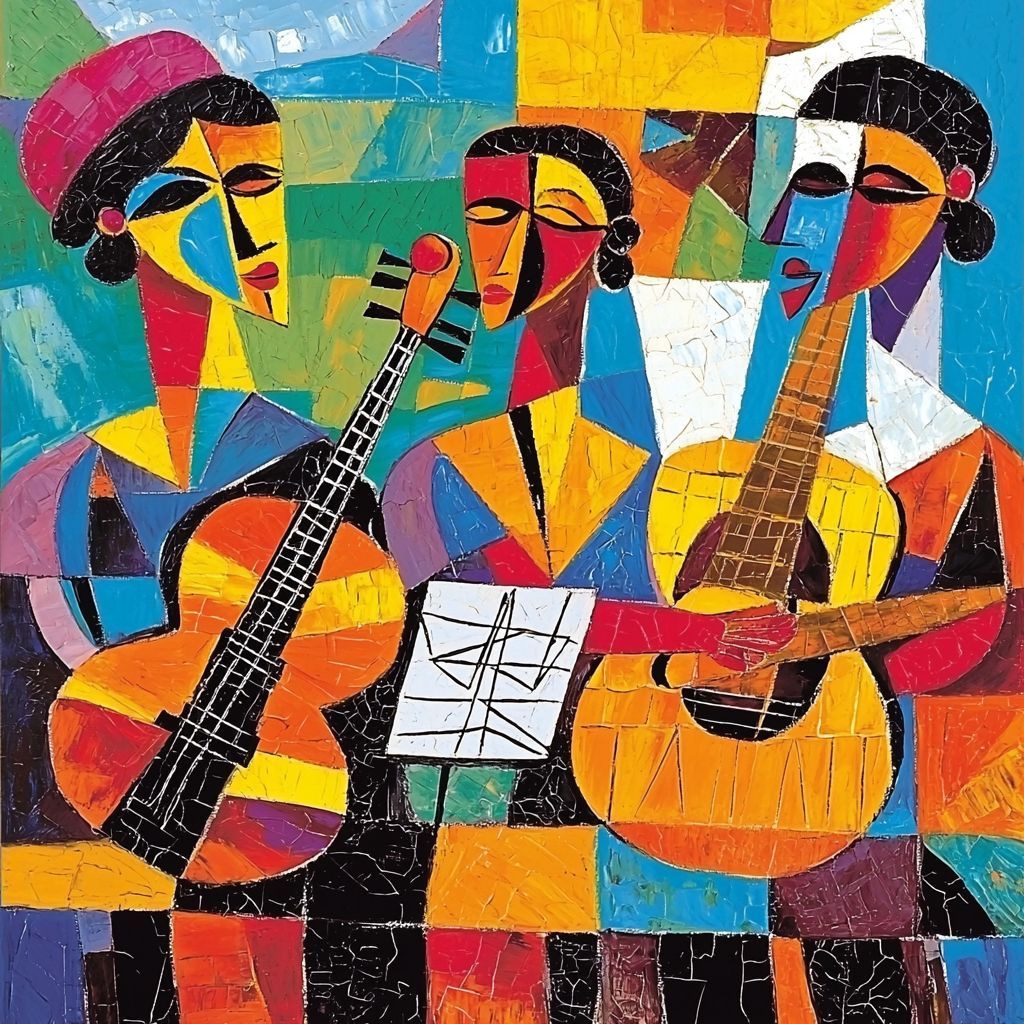 Pablo Picasso Inspired Cultural Melodies Painting Number Kit