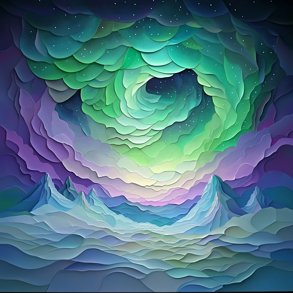 Michelangelo Inspired Aurora's Whisper Number Painting