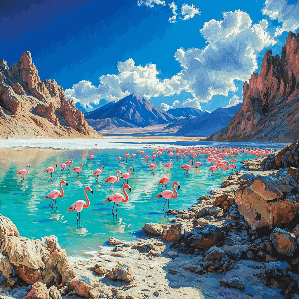 Salar De Tara - Chile Paint By Numbers