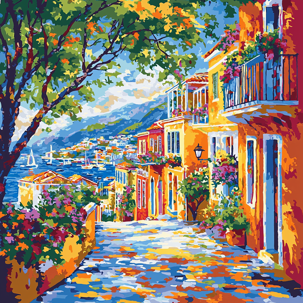 Kite-Flying Fun Numbered Painting Kits