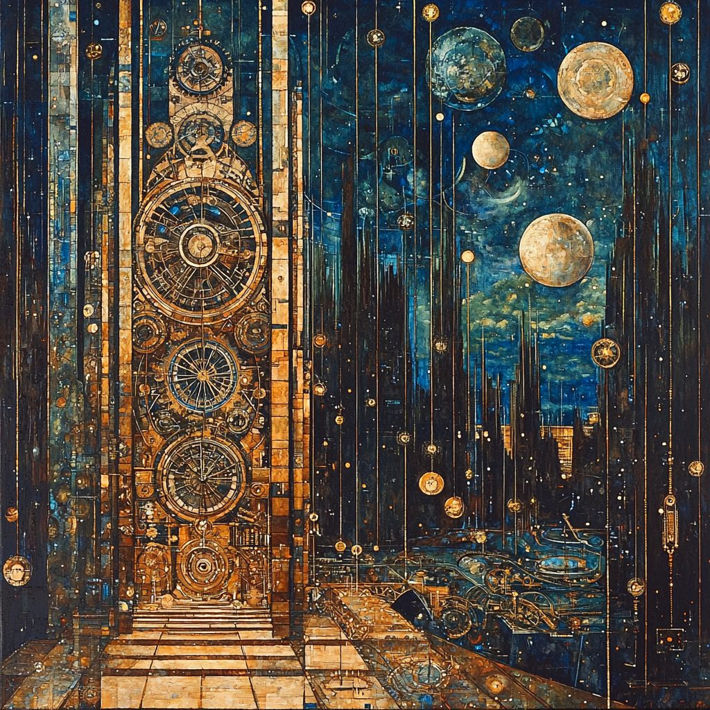 Gustave Moreau Inspired Timeless Clockwork Painting By Numbers Kit